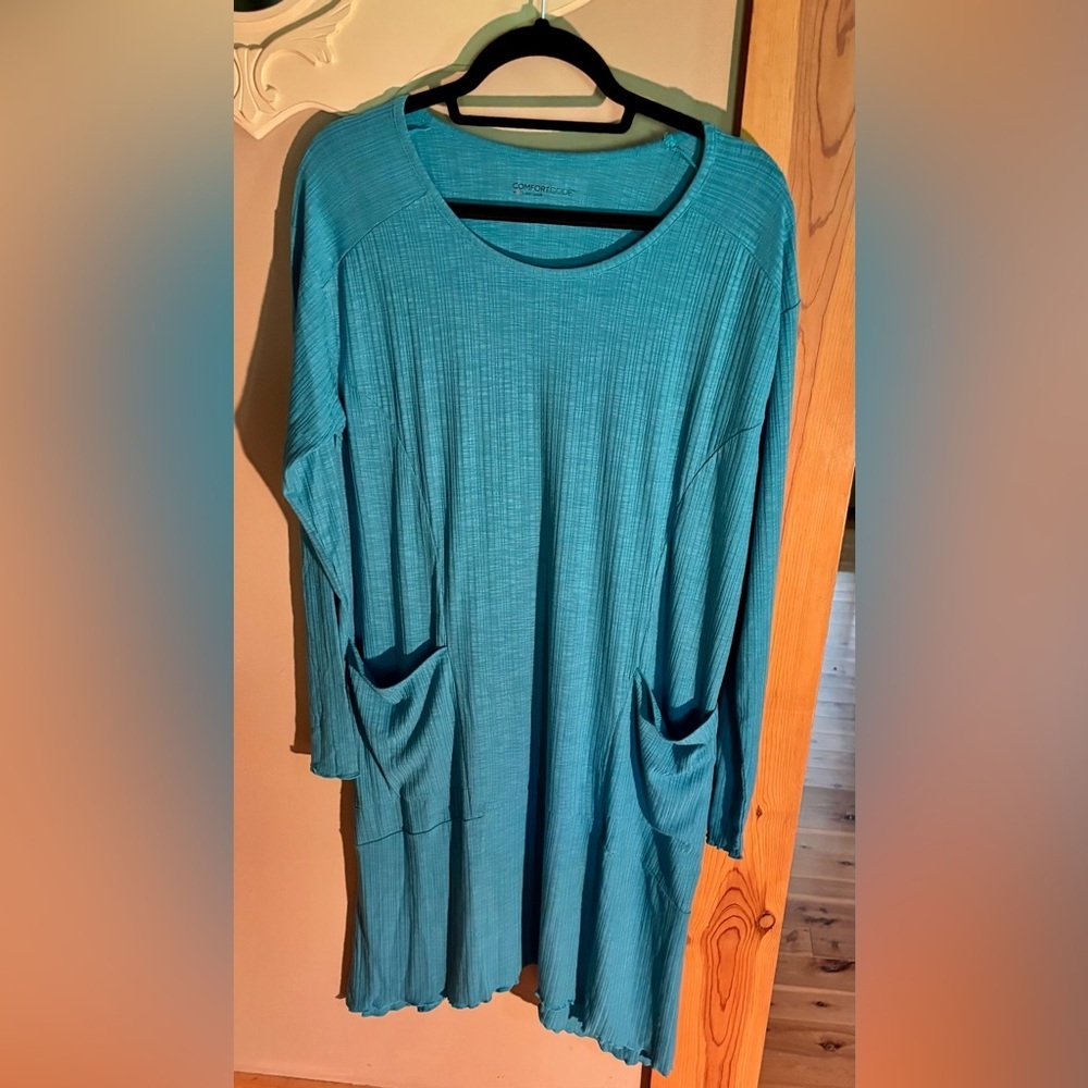 ⭐️Comfort Code by Cuddl Duds Ribbed Casual Dress⭐️ NWOT